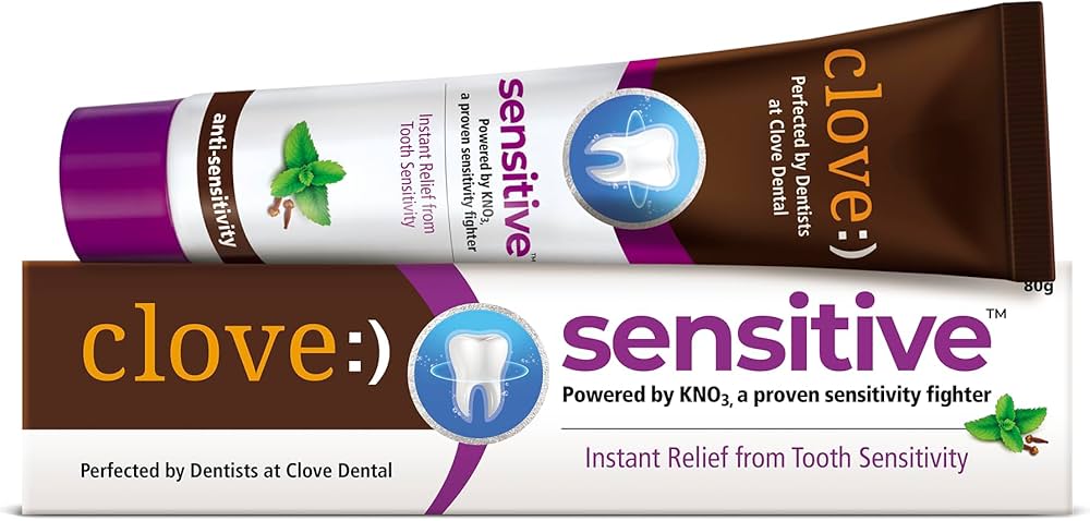 Clove Sensitive Toothpaste With Anti-Sensitivity & Fluoride Formulation