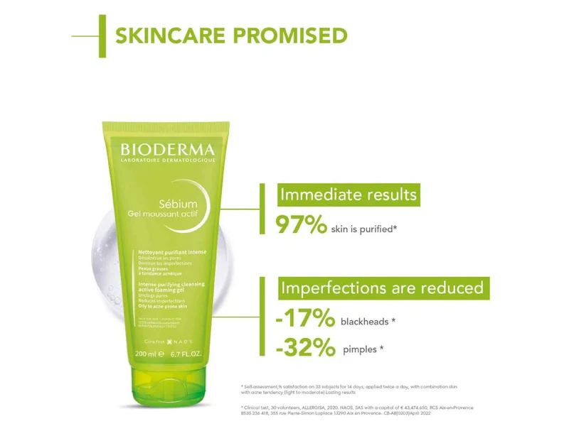 Sebium Gel Moussant Actif