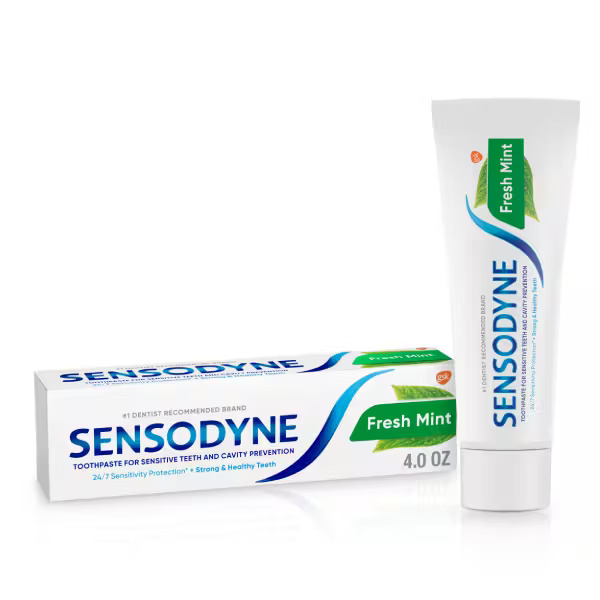 Sensodyne Fresh Mint Toothpaste | For Strong Teeth & Healthy Gums